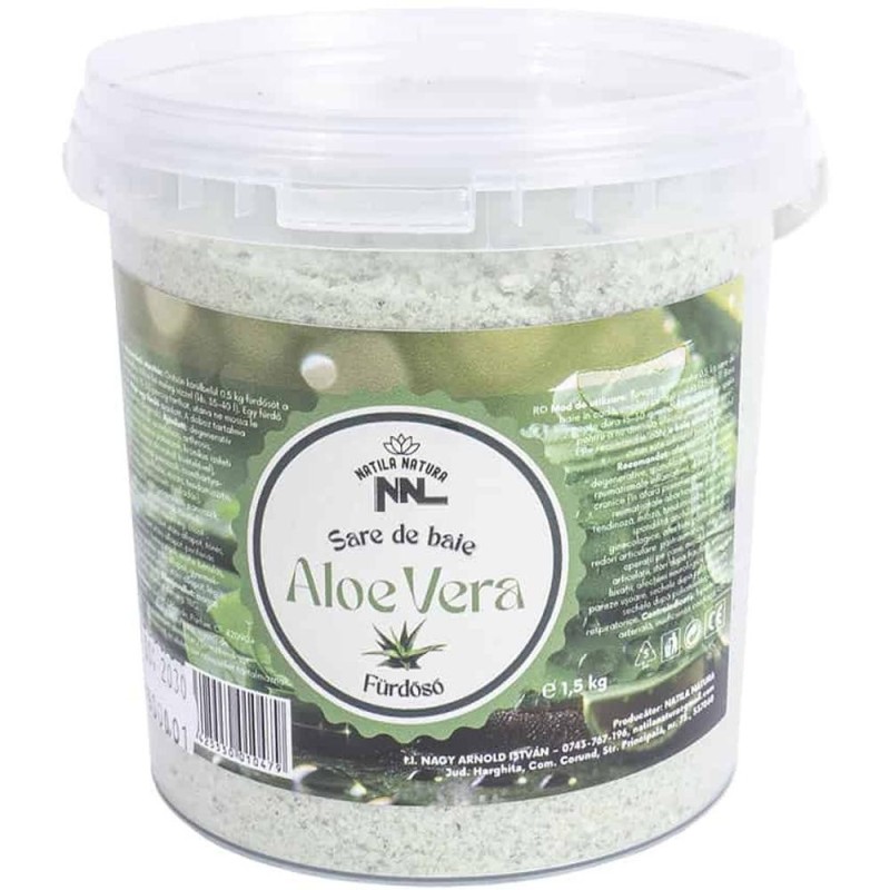 Sare de Baie, Aroma de Aloe Vera, Galetusa 1.5 kg