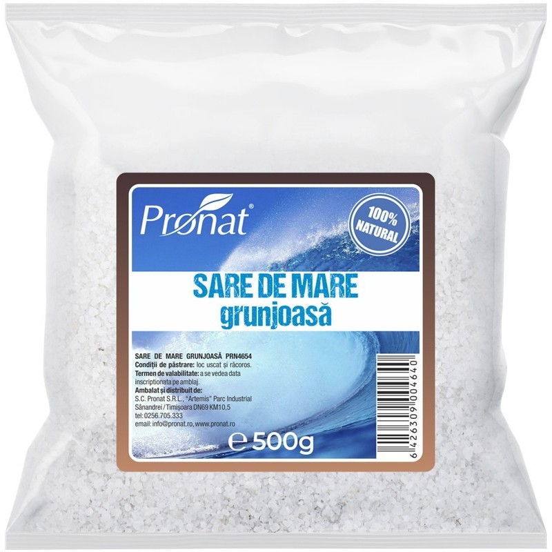 Sare de Mare Grunjoasa , 500 g