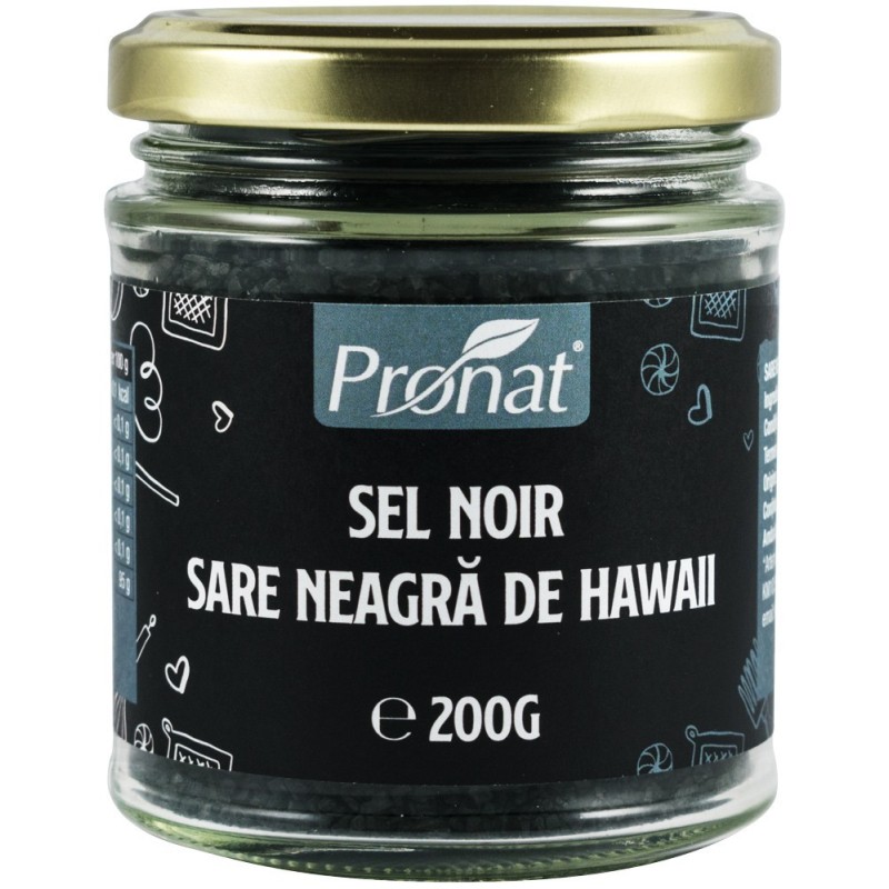 Sare Neagra de Hawaii, 200g, Sel Noir