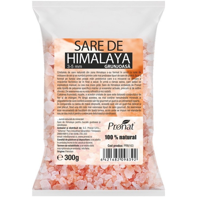 Sare Neiodata de Himalaya, Grunjoasa, 300 g