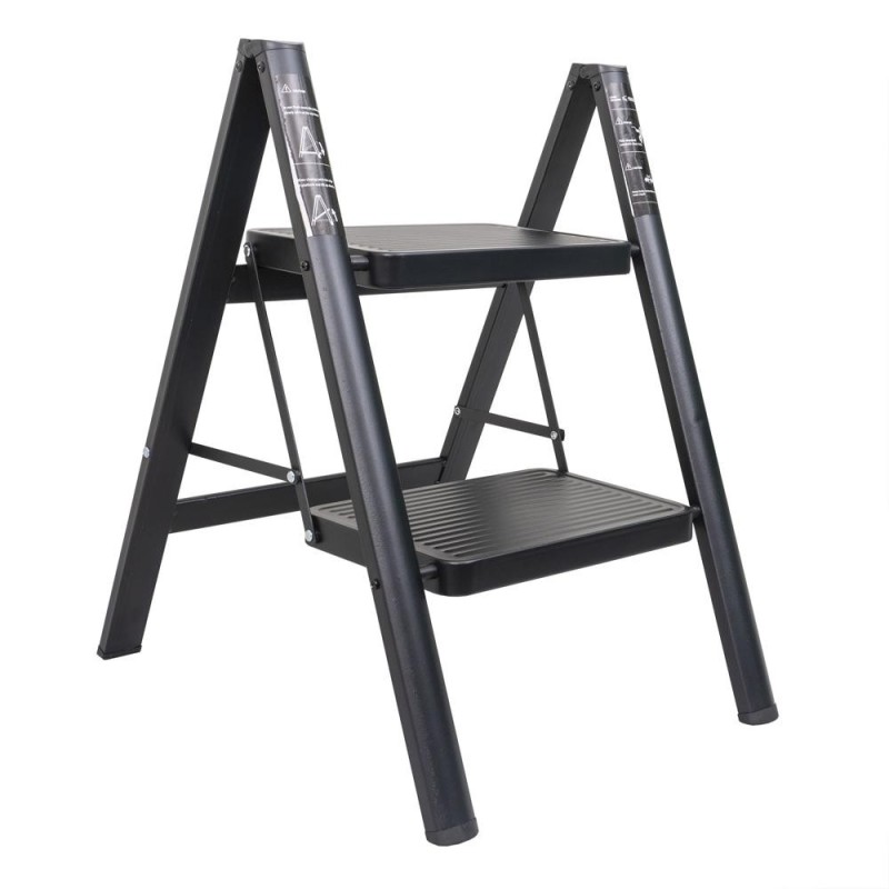 Scara Pliabila din Metal, cu 2 Trepte, Max 150 kg, Z-tools