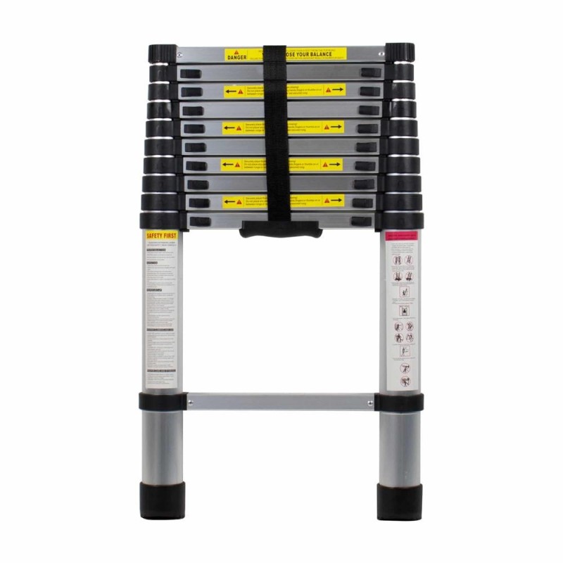 Scara Telescopica, 1 Tronson, Aluminiu, 11 Trepte, Lungime 3.2 m