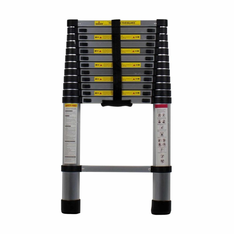 Scara Telescopica, 1 Tronson, Aluminiu, 13 Trepte, Lungime 3.8 m