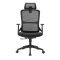 Scaun Birou Ergonomic Virello cu Tetiera Reglabila si Spatar din Plasa, 720 x 640 x 1160-1255 mm, Smart Heater