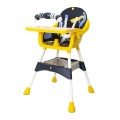 Scaun de Masa Copii, Maxim 50 kg, 5-72 Luni, Galben