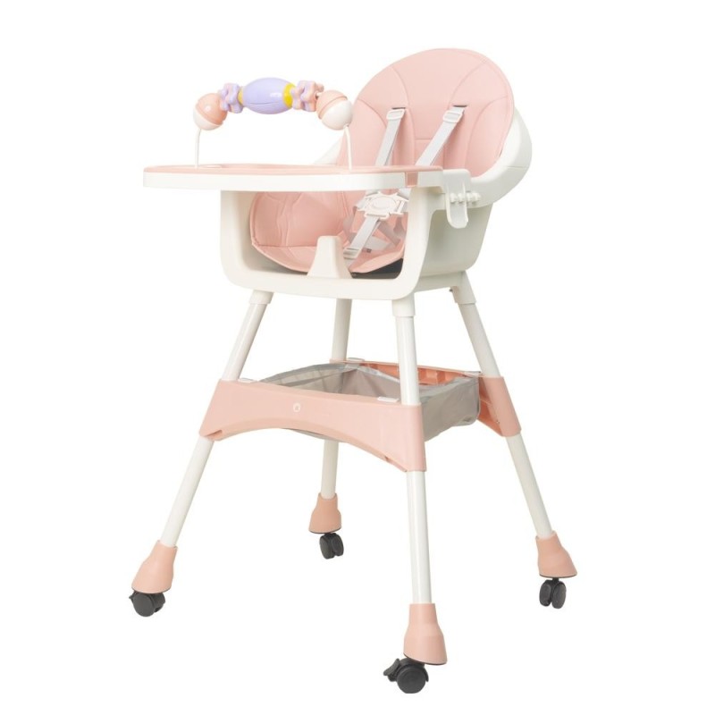 Scaun de Masa Copii, Maxim 50 kg, 5-72 Luni, Roz