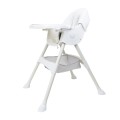 Scaun de Masa Copii, Maxim 50 kg, Pliabil, cu Balansoar, 5-72 Luni, Alb