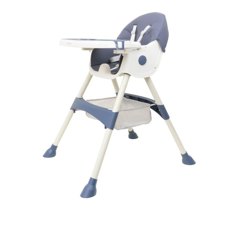 Scaun de Masa Copii, Maxim 50 kg, Pliabil, cu Balansoar, 5-72 Luni, Albastru