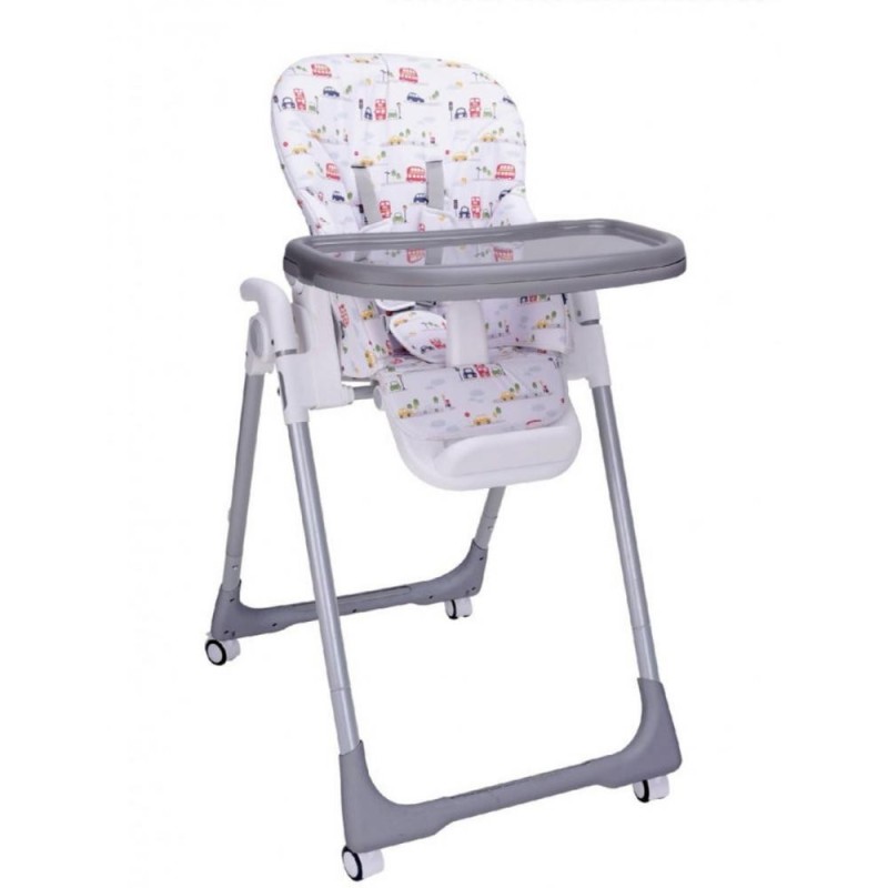 Scaun de Masa pentru Copii, Tava Montata, Picioare Lungi, Jolly Kids