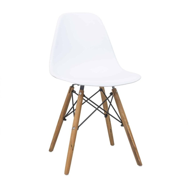 Scaun pentru Living sau Bucatarie, Greutate Maxima 120 kg, Alb