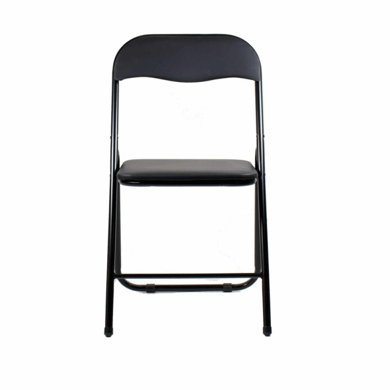 Scaun Pliant Tapitat pentru Bucatarie, Living sau Terasa, Negru
