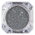 Sclipici Glitter Unghii Pulbere Luxorise, Silver Waterfall