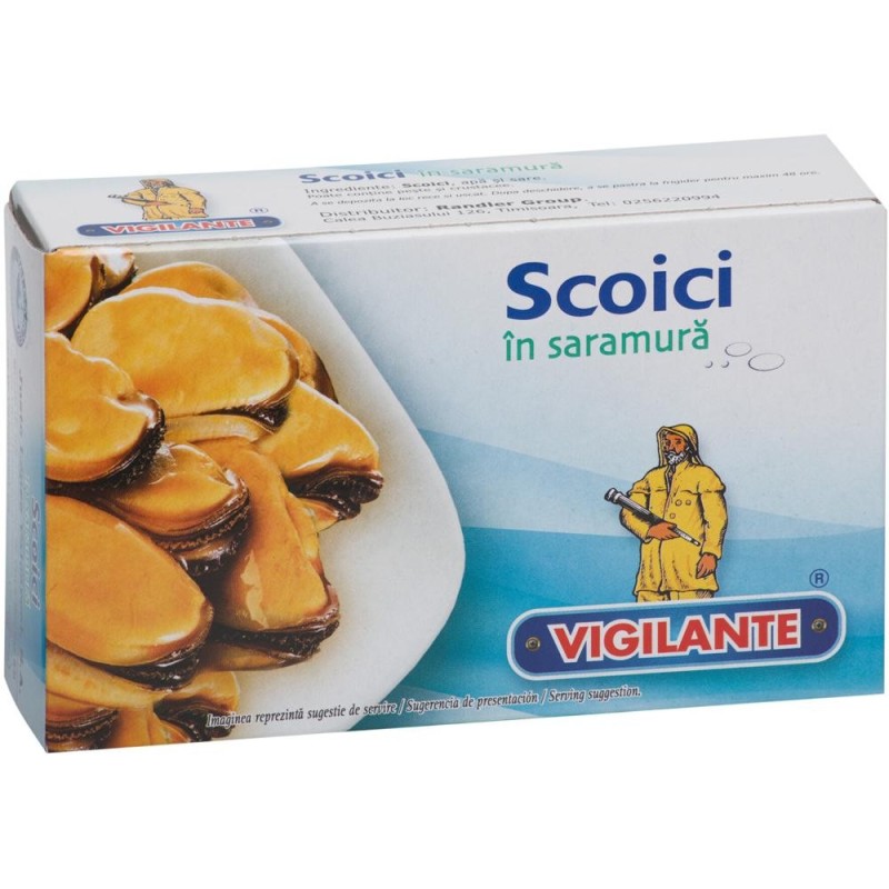 Scoici in Saramura, Vigilante, 115 g