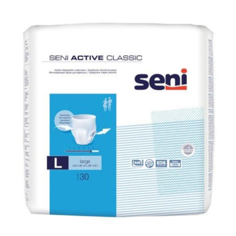 Scutece Adulti Seni Active Classic, L, 30 Bucati