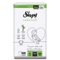 Scutece Bebelusi Sleepy Natural Double, Marimea 4 Maxi, 7-14 kg, 60 Bucati