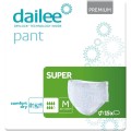 Scutece Chilot Adulti Dailee Premium Super, Marimea M, 7 Picaturi, 15 Bucati