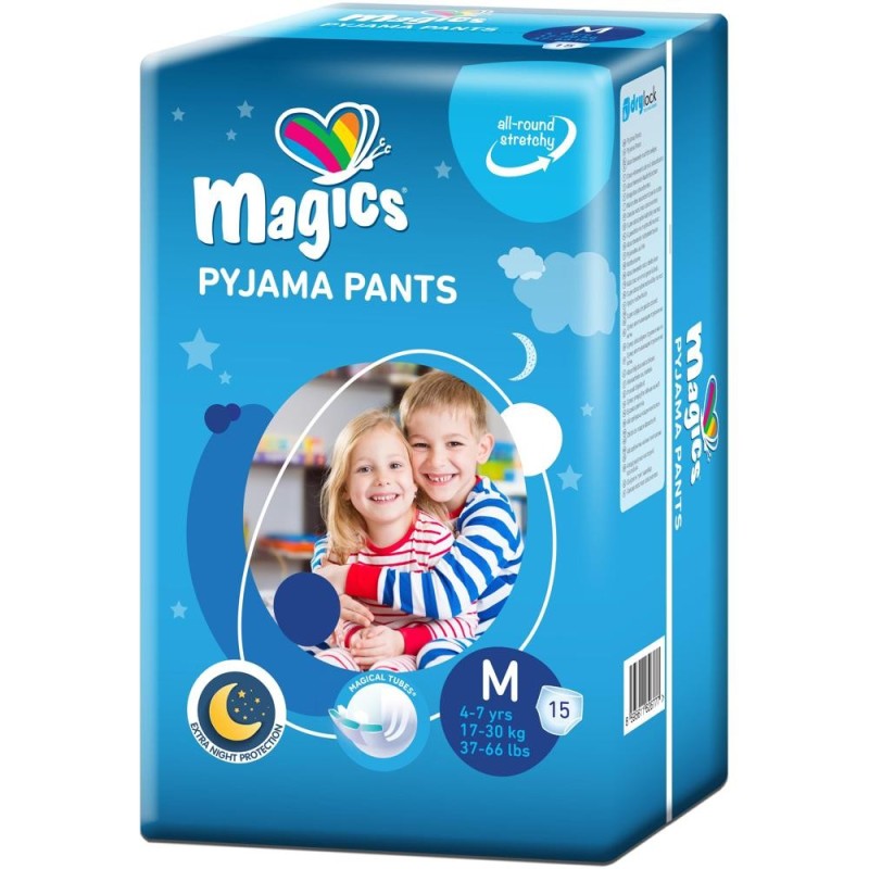 Scutece Chilotel, Magics Pyjama Pants, Marimea M 7, 17-30 kg, 15 Bucati