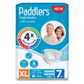 Scutece Incontinenta Adulti Paddlers cu Banda Adeziva, Marimea XL, 7 Bucati