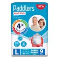 Scutece Incontinenta Adulti Paddlers, Tip Chilot, Marimea L, 9 Bucati