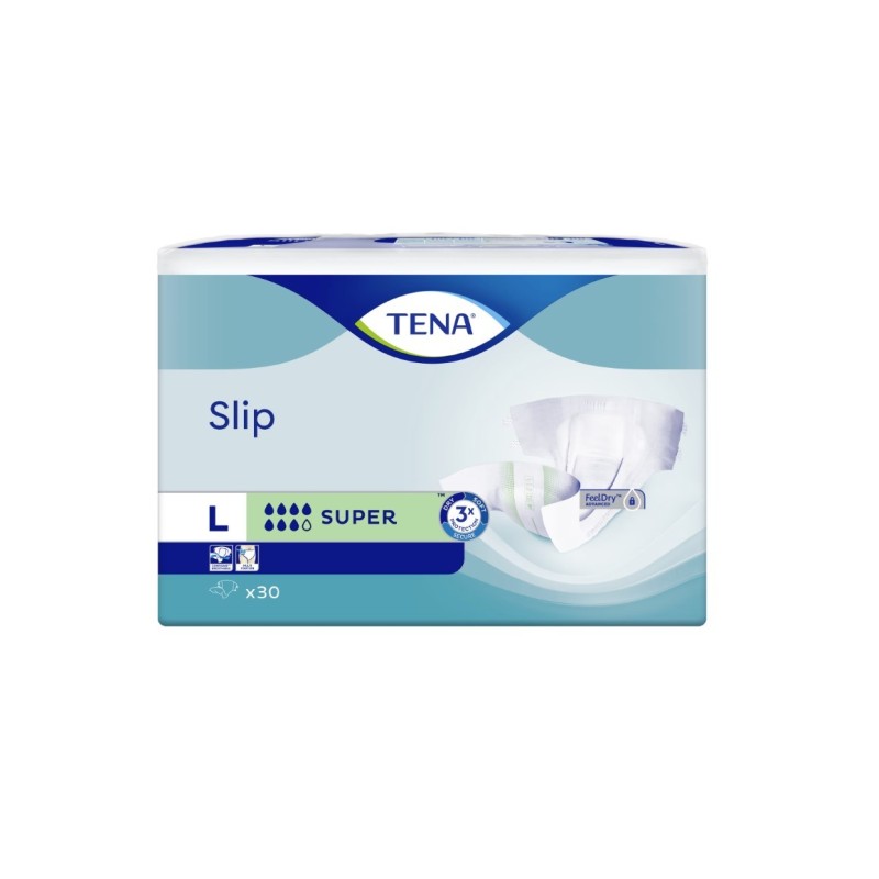 Scutece pentru Incontinenta Tena Slip Plus, Unisex, L, 30 Bucati