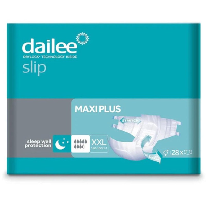 Scutece tip Chilot, XXL, Dailee Maxi PLUS, 8.5 Pic, 28 Bucati