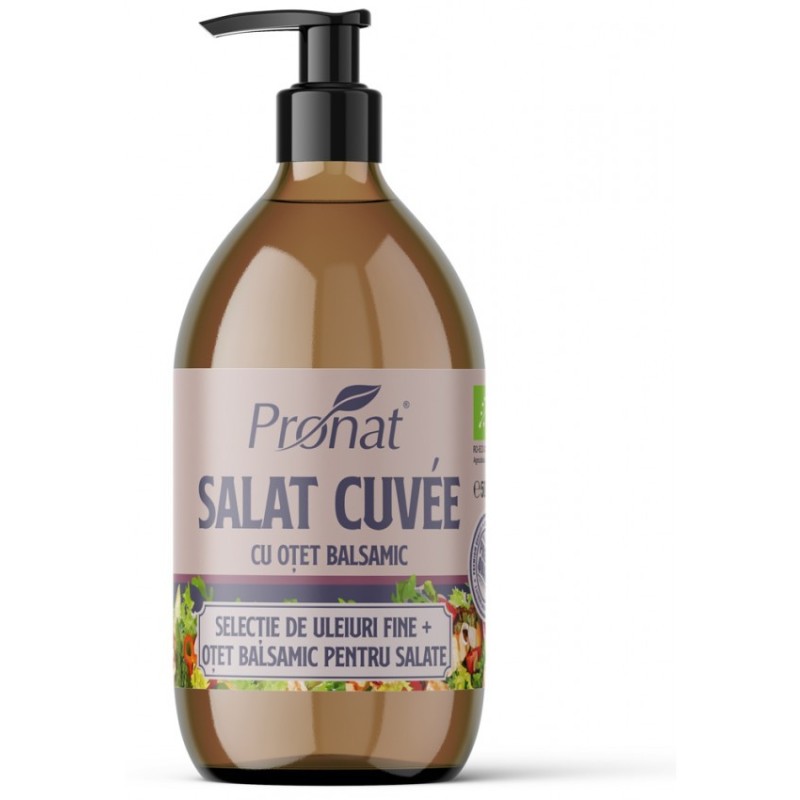 Selectie BIO de Uleiuri si Otet Balsamic pentru Salate, 500 ml, Pronat