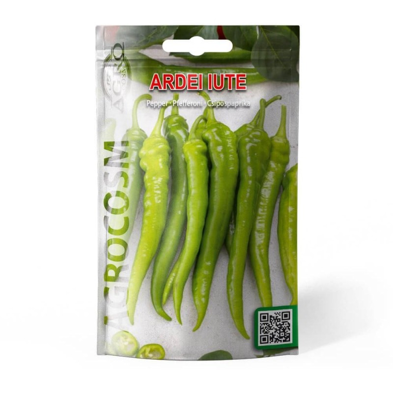 Seminte Ardei Iute Verde Sigaretta Bionda, 45 Boabe, Agrocosm