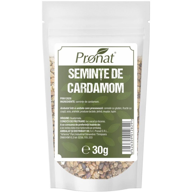 Seminte de Cardamom, Bio, 30 g