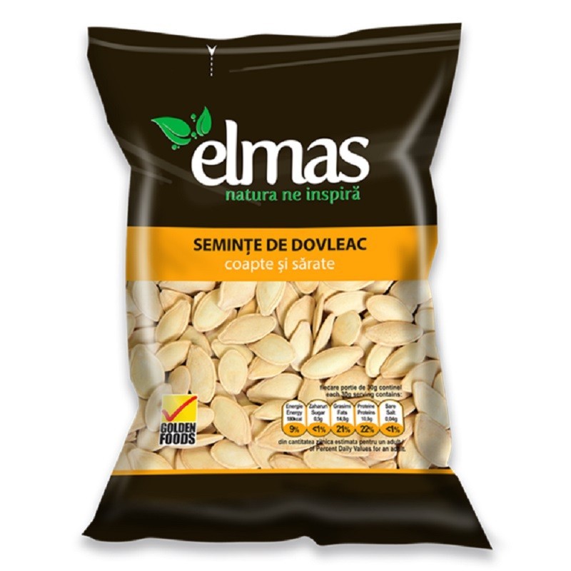 Seminte de Dovleac Coapte si Sarate, Elmas, 150 g