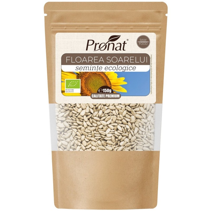 Seminte de Floarea Soarelui Bio, 150 g