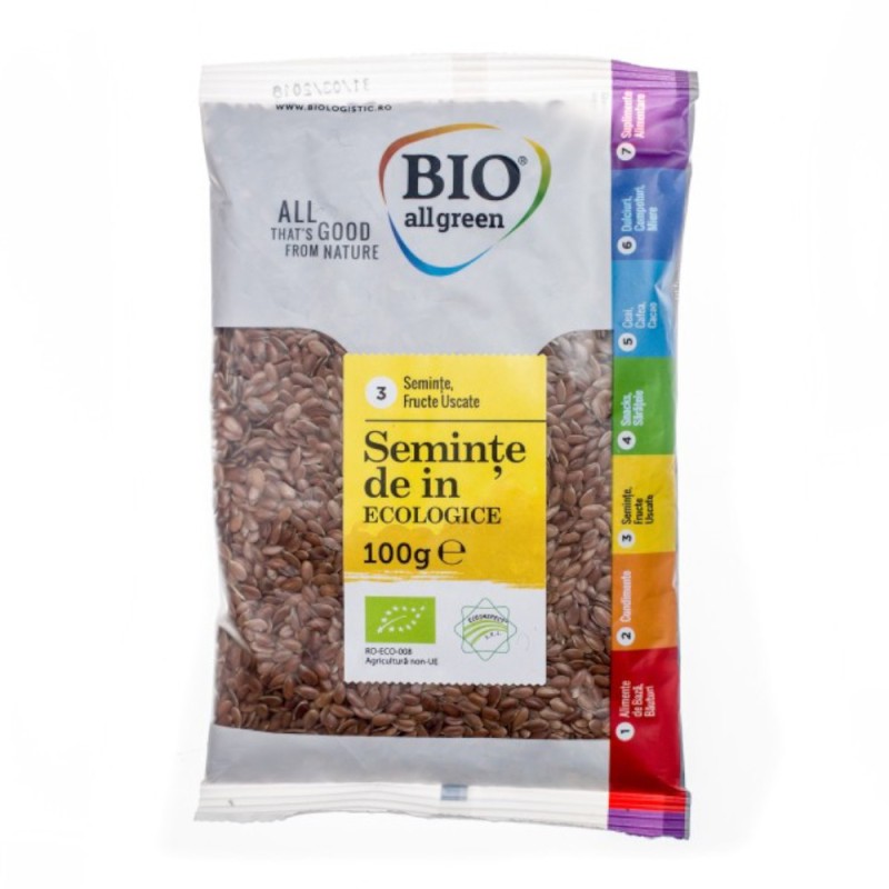 Seminte de In Eco, Bio All Green, 100 g