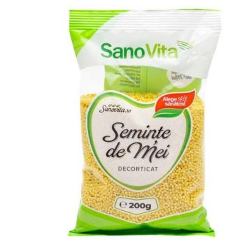 Seminte de Mei Decorticat, Sanovita, 200 g