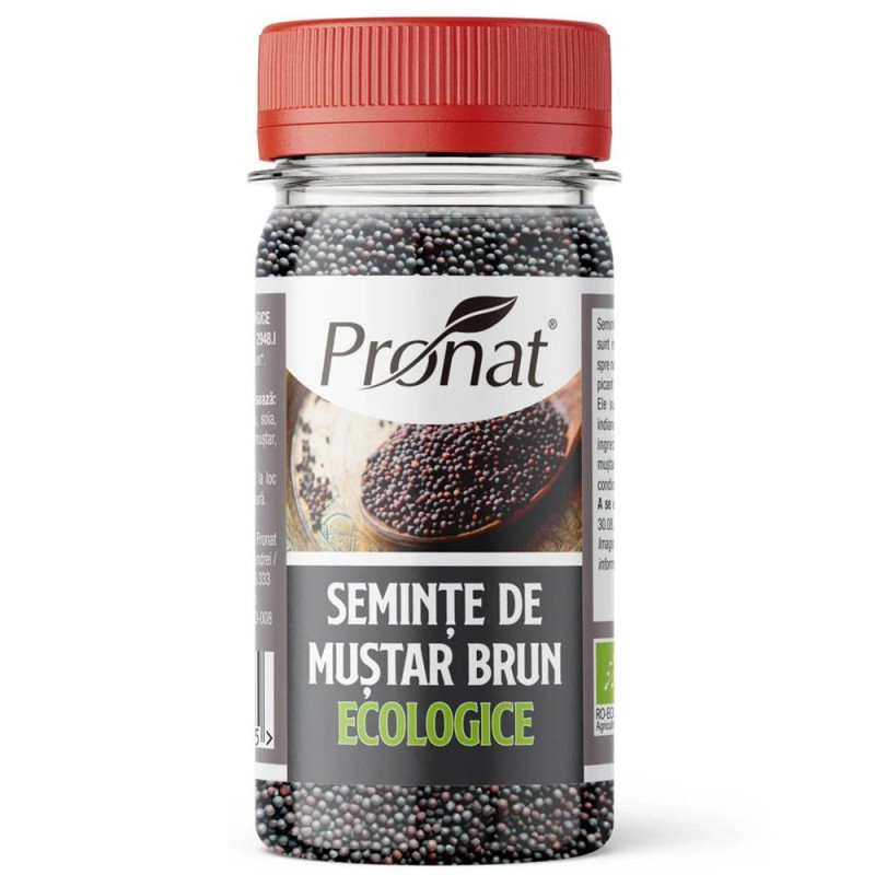 Seminte de Mustar Brun, Bio, 60 g
