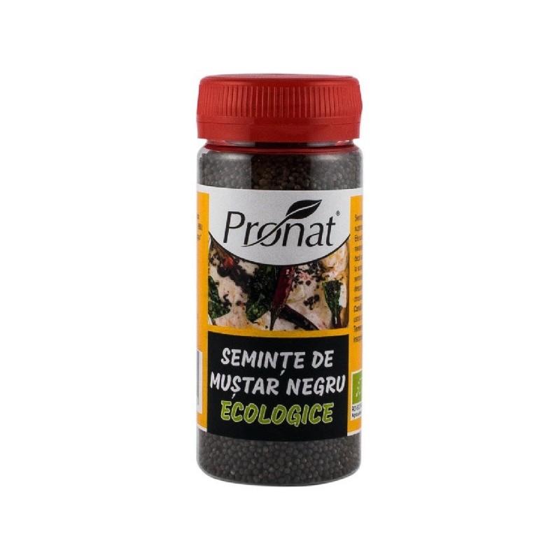 Seminte de Mustar Negru Bio, 70 g