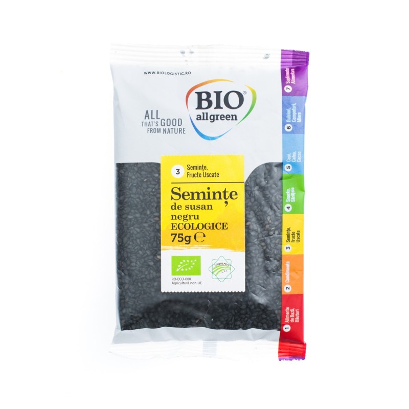 Seminte de Susan Negru Eco, Bio All Green, 75 g