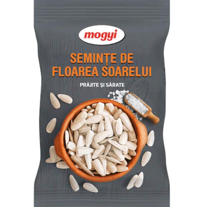 Seminte Floarea Soarelui Albe, Prajite si Sarate, 80 g