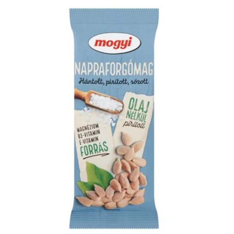 Seminte Floarea Soarelui, Decojie, Coapte si Sarate, 70 g, Mogyi