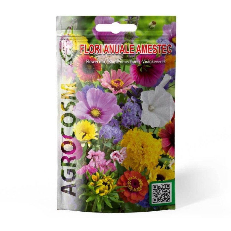 Seminte Flori Anuale Amestec, 30 Boabe, Agrocosm