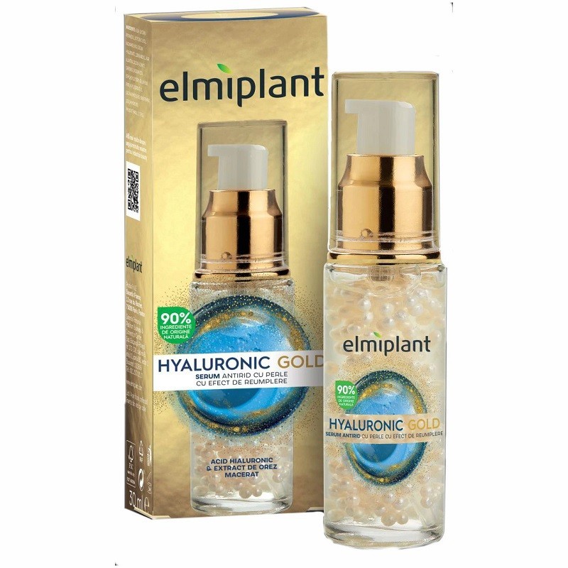 Ser de Fata Hialuronic Gold Elmiplant, 30 ml