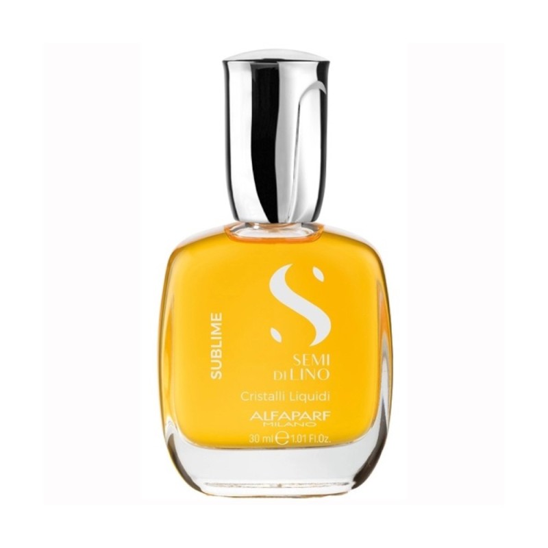 Ser de Par pentru Stralucire Cristale Lichide Alfaparf Semi di Lino Sublime Cristalli Liquidi, 30 ml