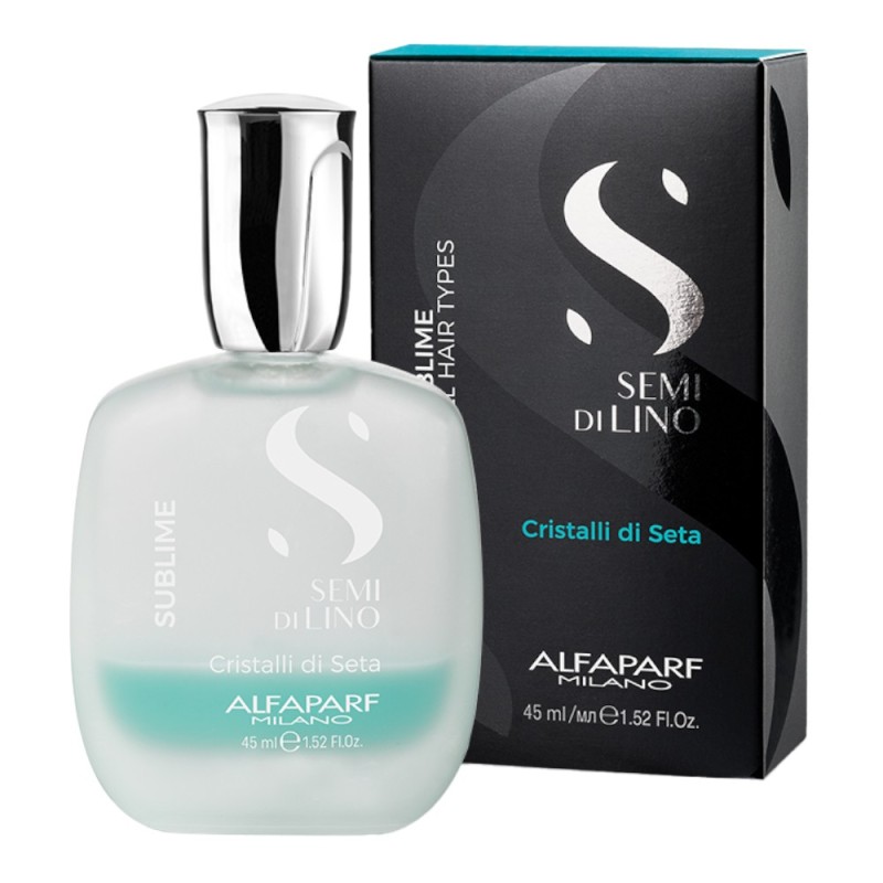 Ser Par cu Cristale de Matase, Alfaparf Semi di Lino Sublime Cristalli di Seta, 45 ml