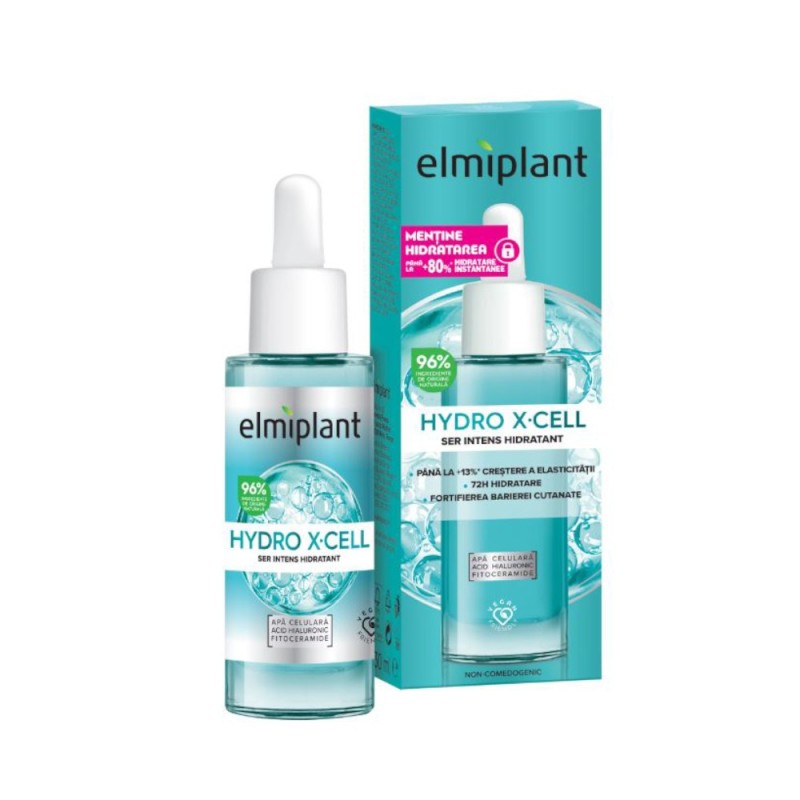 Ser pentru Fata Intens Hidratant Elmiplant, Hydro X-Cell 30 ml