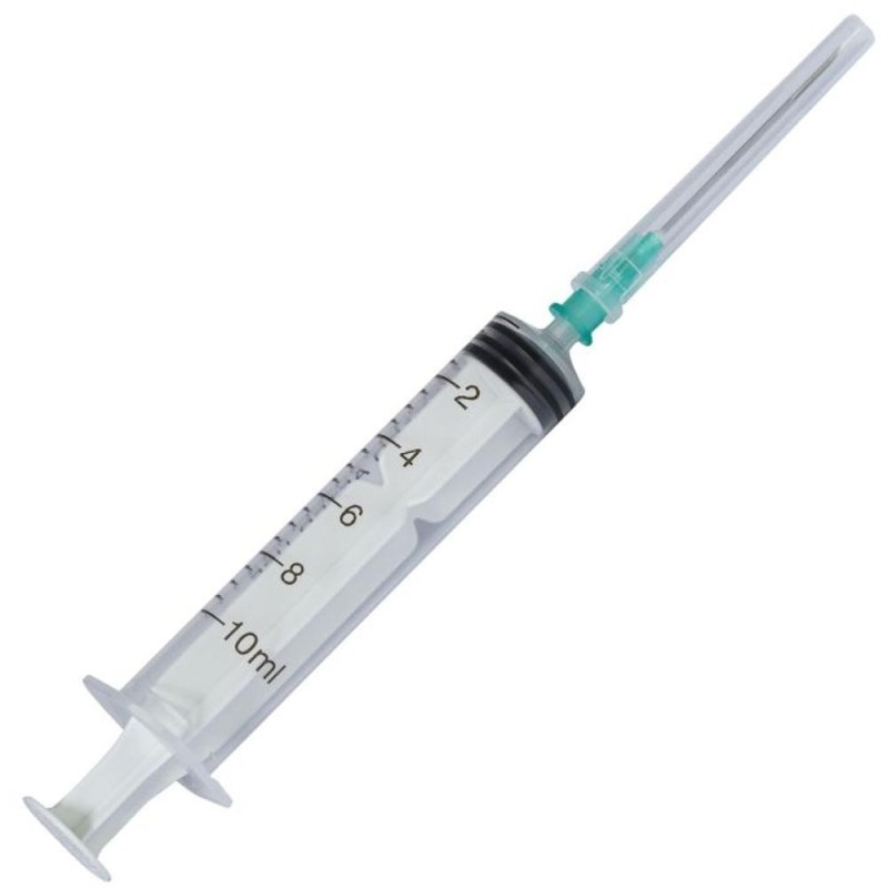Seringi Sterile Luer Slip 10 ml, cu Ac Verde, Prima, 100 Bucati