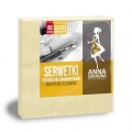 Servetele Anna 33 X 33 cm, 2 Straturi Champagne, 50 Bucati
