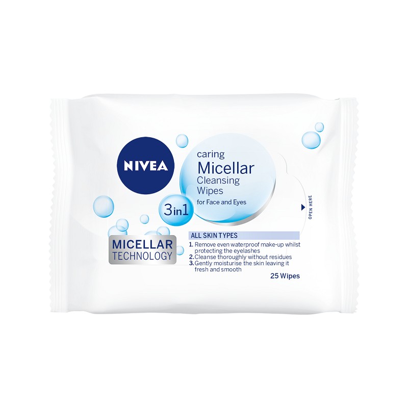 Servetele Demachiante Micelare Nivea , 25 Bucati