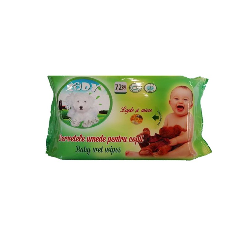 Servetele Umede Cody Lapte si Miere 72 Bucati