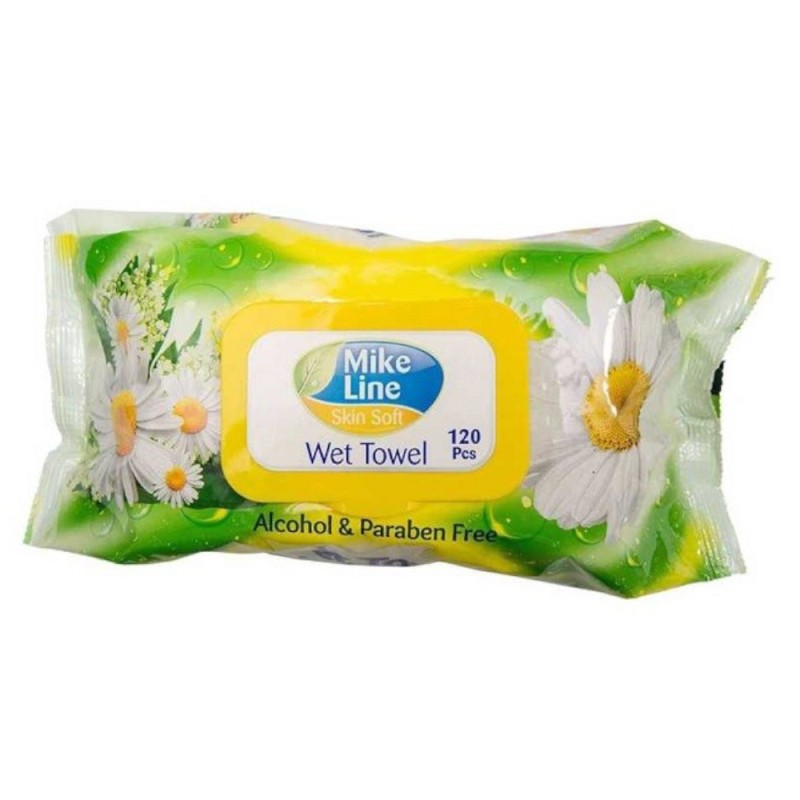 Servetele Umede cu Capac Mike Line Musetel, 120 Bucati