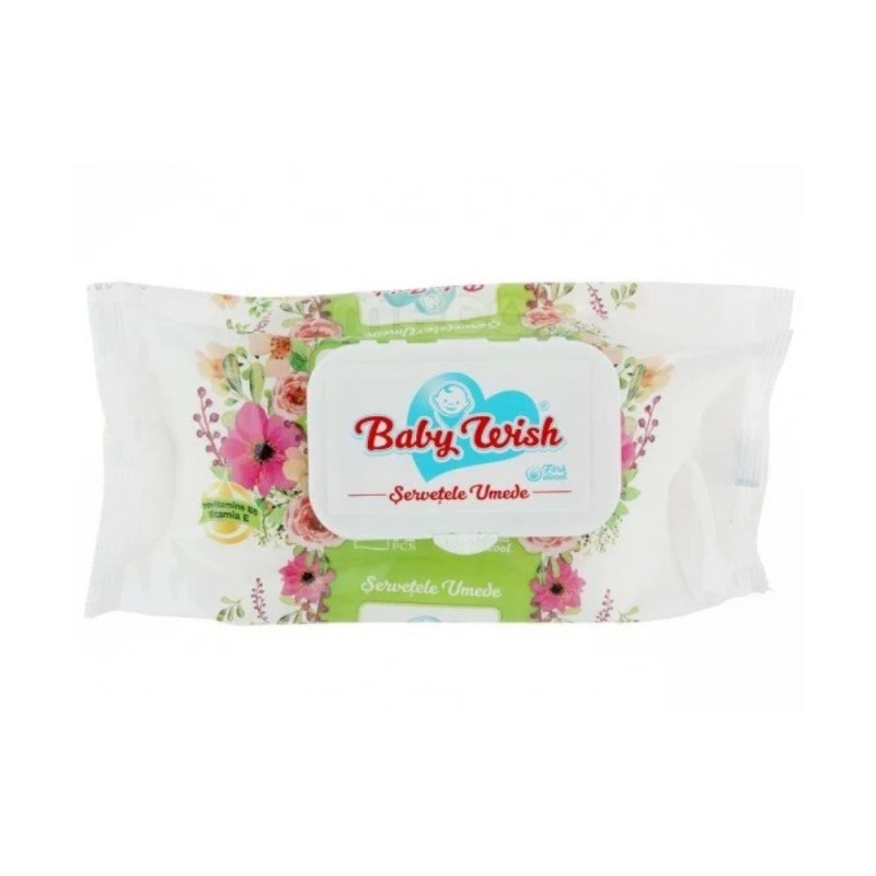Servetele Umede, Dafin Baby Wish, 120 Bucati