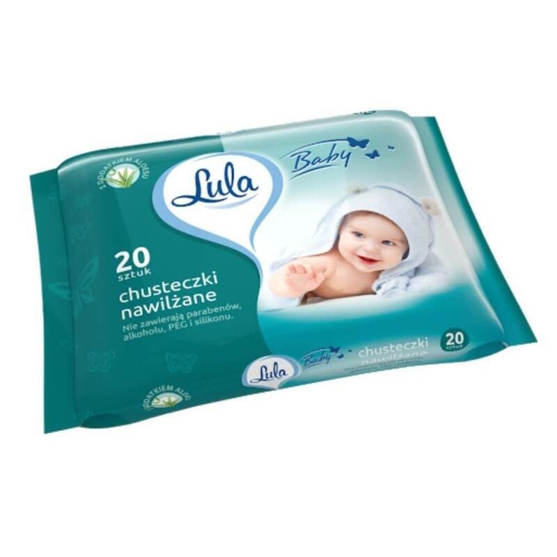 Servetele Umede Lula cu Aloe 20 Bucati