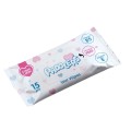 Servetele Umede Paddlers, de Buzunar, fara Alcool, Cream, 15 Bucati